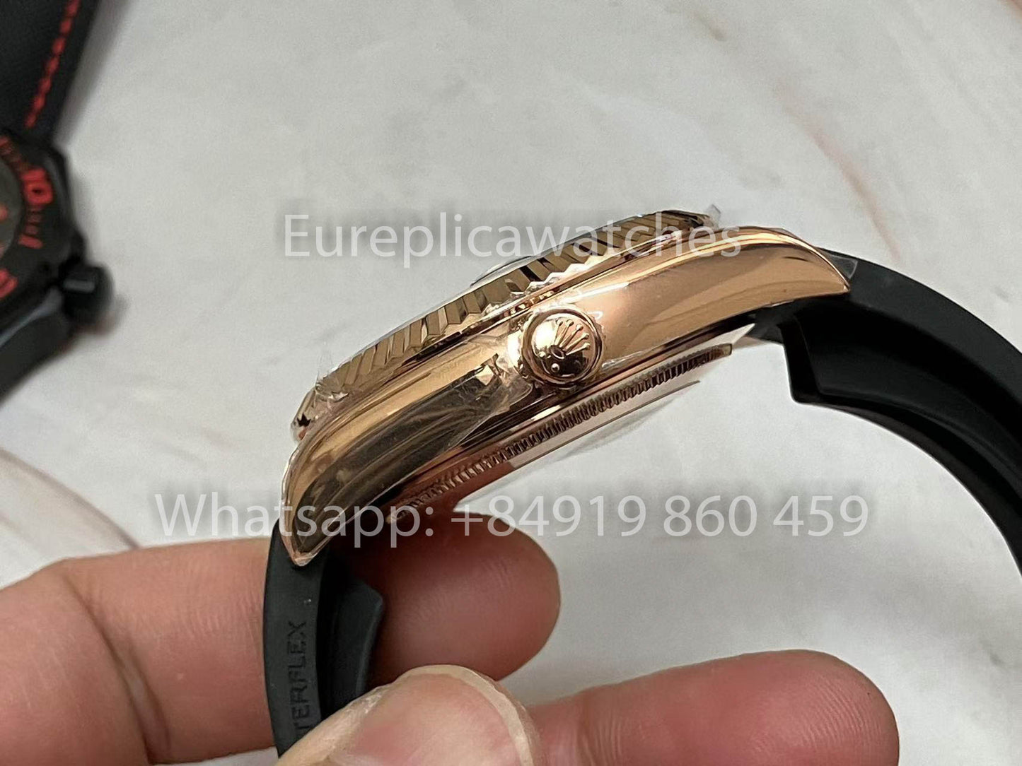 Rolex Oyster Perpetual Sky-Dweller M336239 Chocolate Dial Rose Gold 1:1 Best Clone ZF Factory 190 gram