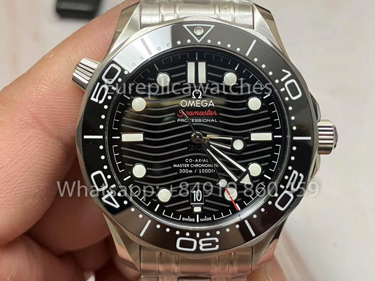 Réplique Omega Seamaster Diver 300M 210.30.42.20.01.001 VS Factory 1:1 Meilleure version V4 Cadran noir