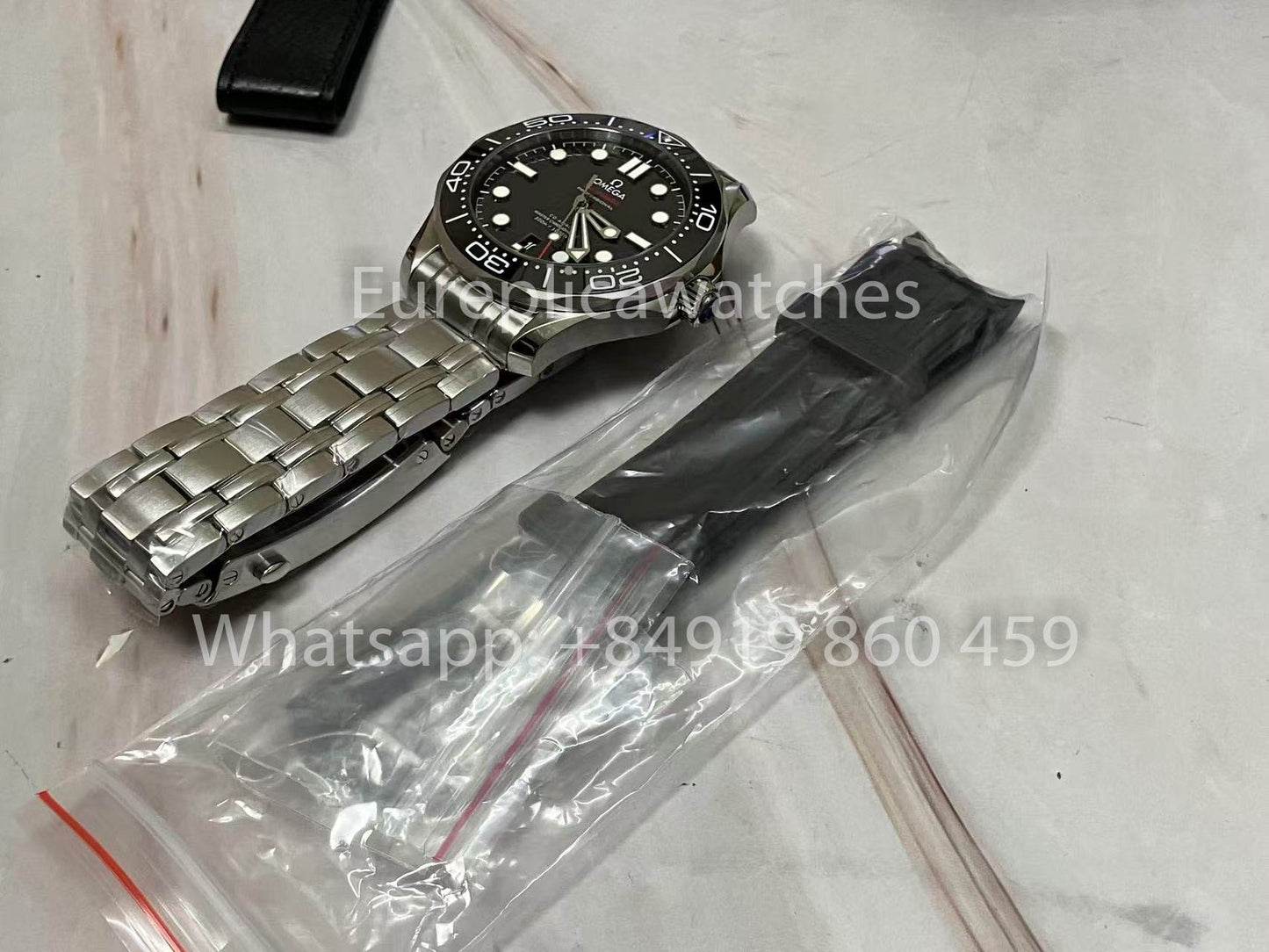 Réplique Omega Seamaster Diver 300M 210.30.42.20.01.001 VS Factory 1:1 Meilleure version V4 Cadran noir