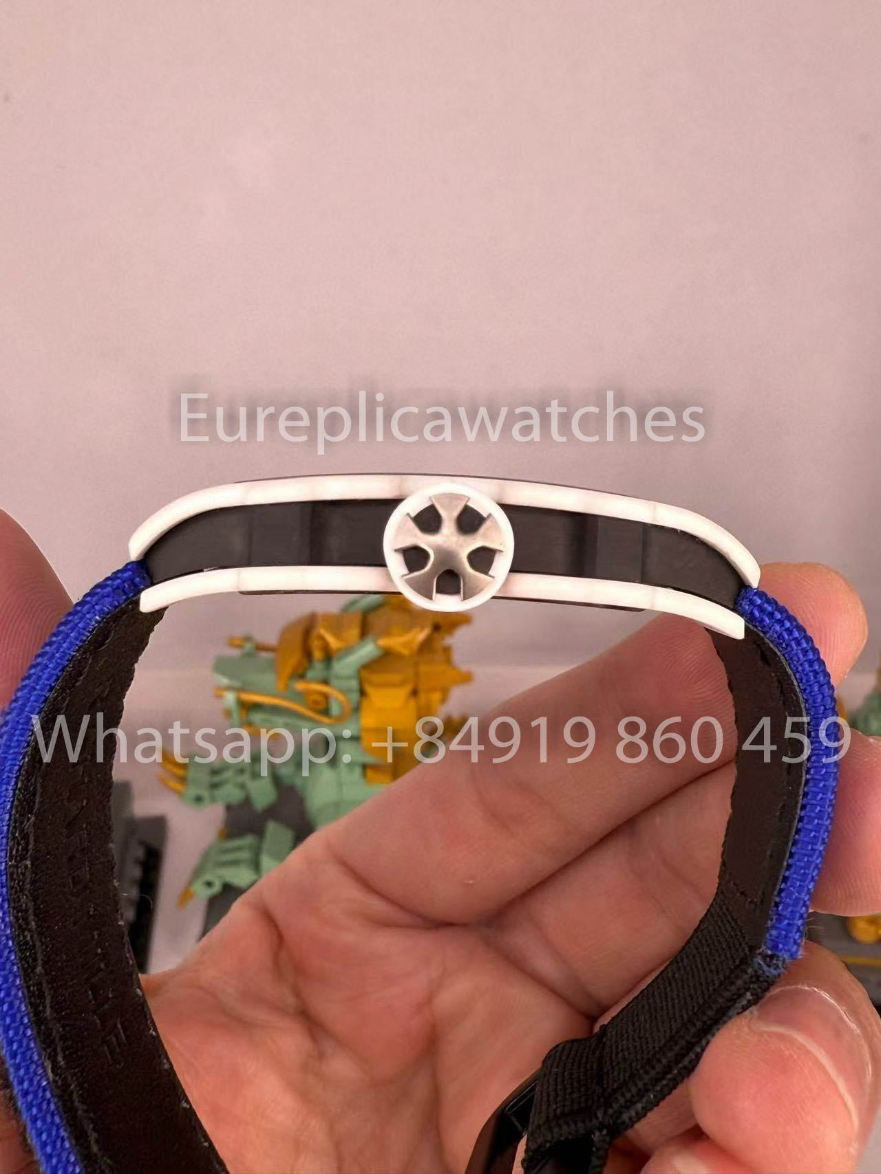 Replik Richard Mille RM67-02 Alexis Pinturault White Carbon NTPT 1:1 Bester Klon V5 Neueste Version