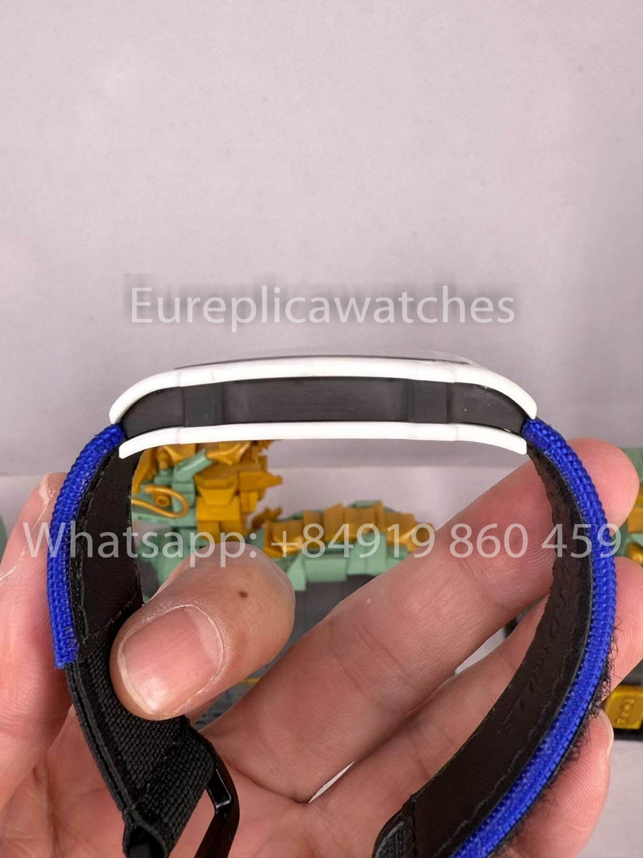 Replik Richard Mille RM67-02 Alexis Pinturault White Carbon NTPT 1:1 Bester Klon V5 Neueste Version