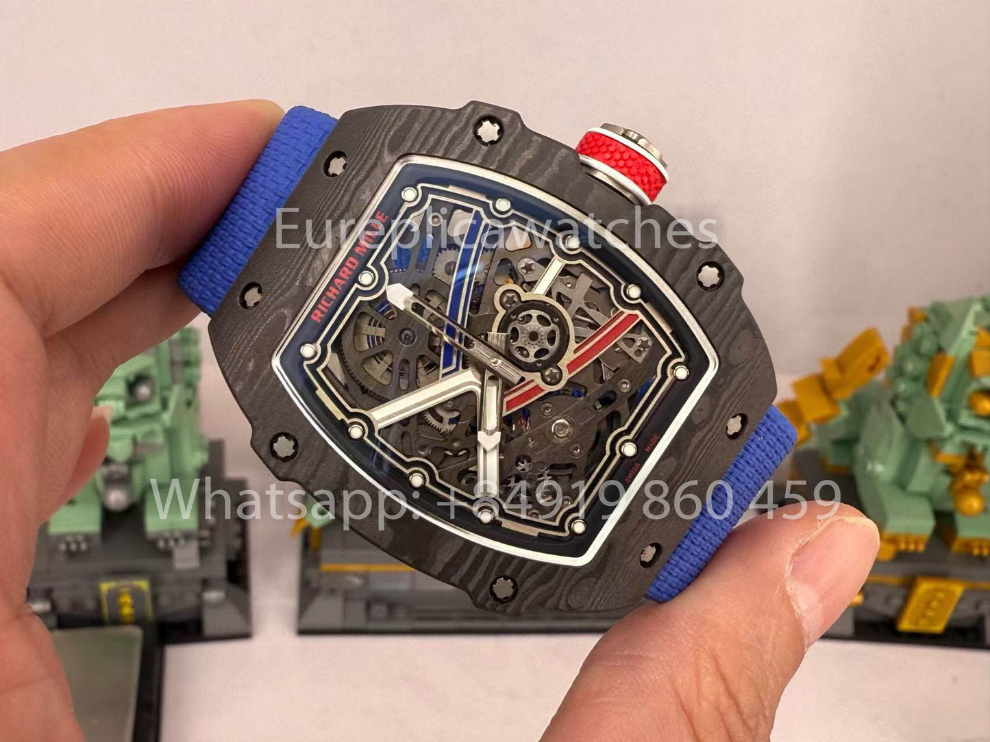 Replik Richard Mille RM67-02 Sebastien Ogier Carbon NTPT 1:1 Bester Klon V5 Neueste Version