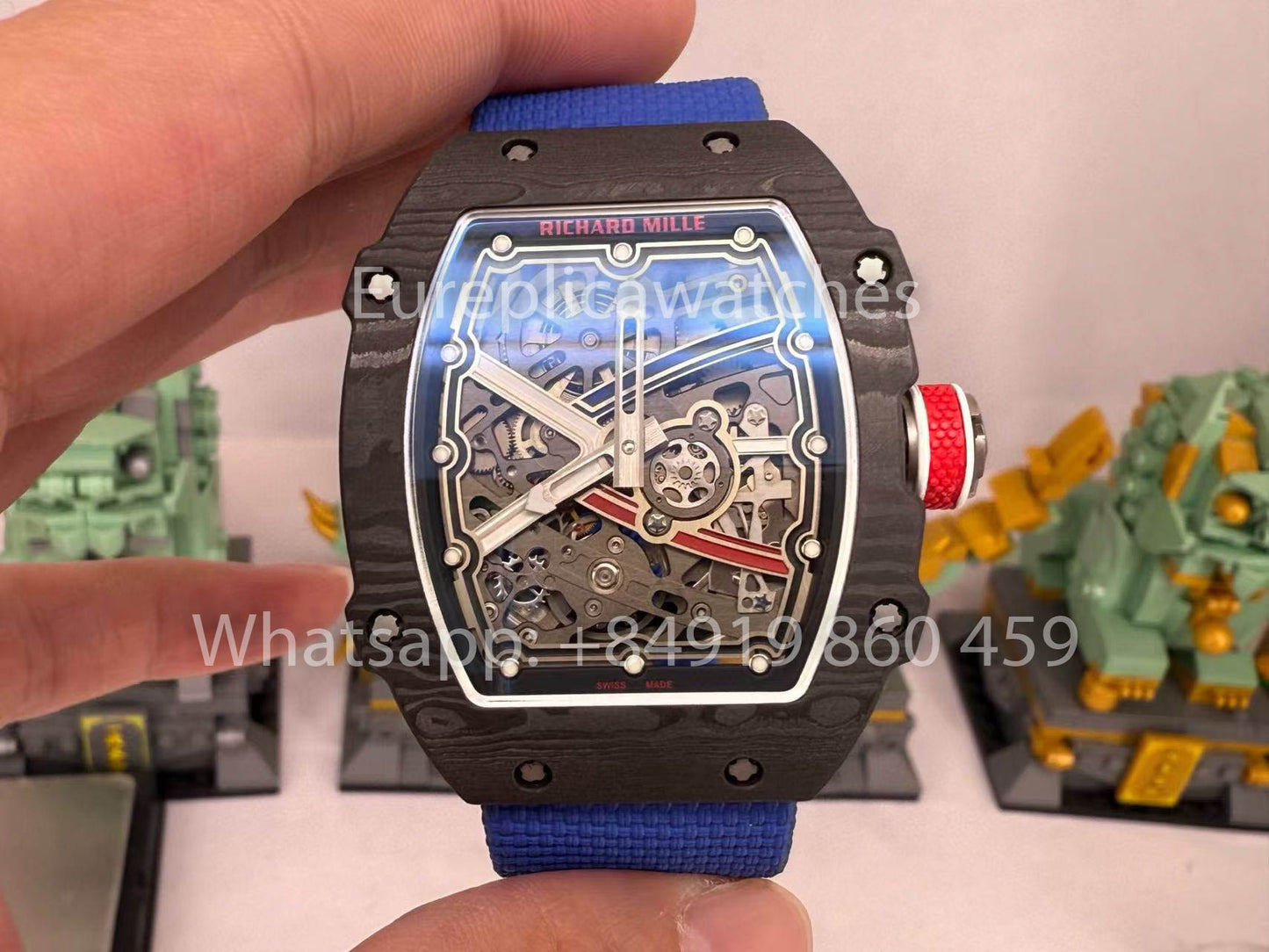 Replik Richard Mille RM67-02 Sebastien Ogier Carbon NTPT 1:1 Bester Klon V5 Neueste Version