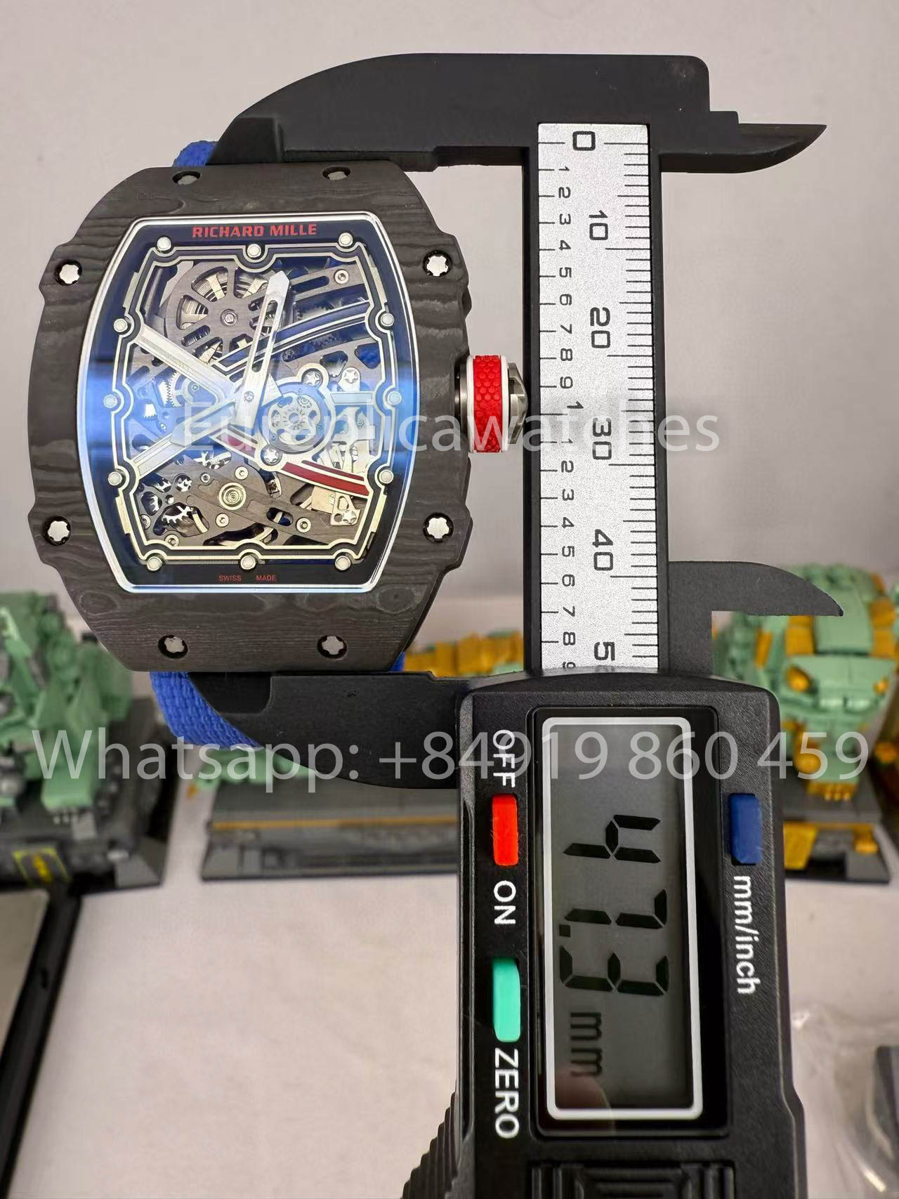 Replik Richard Mille RM67-02 Sebastien Ogier Carbon NTPT 1:1 Bester Klon V5 Neueste Version