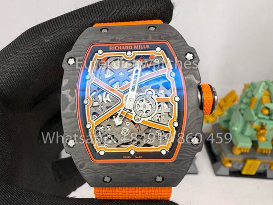 Replik Richard Mille RM67-02 McLaren Carbon NTPT 1:1 Bester Klon V5 Neueste Version