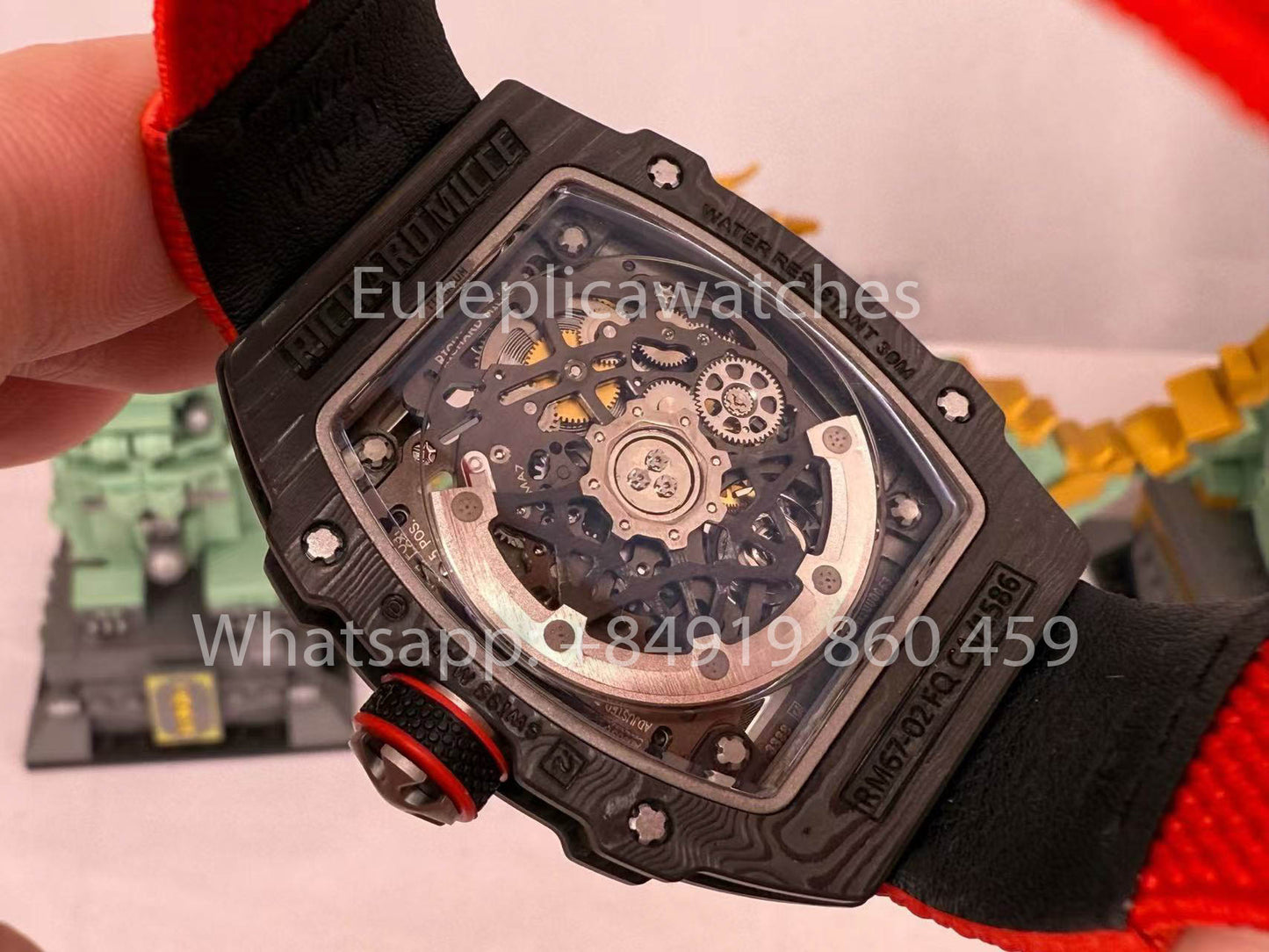 Replik Richard Mille RM67-02 Extra Flat Carbon NTPT 1:1 Bester Klon V5 Neueste Version