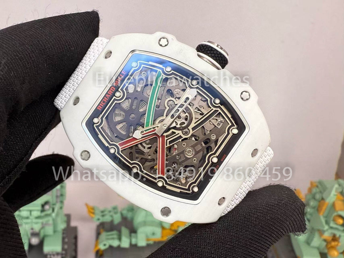 Replik Richard Mille RM67-02 Vereinigte Arabische Emirate Carbon NTPT 1:1 Bester Klon V5 Neueste Version