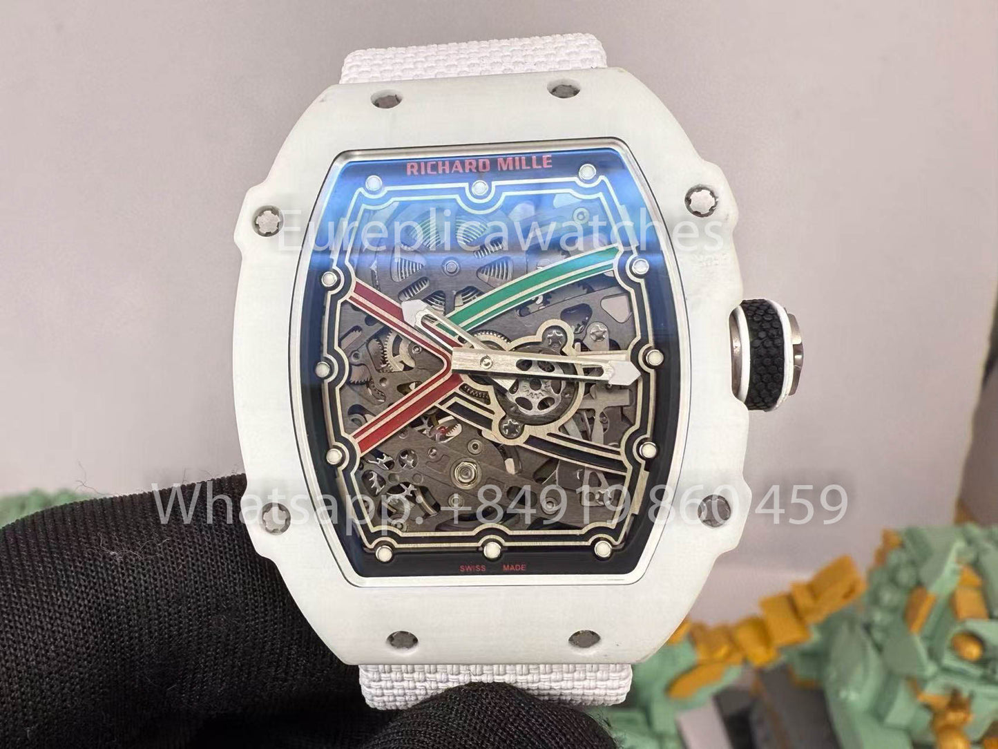 Replik Richard Mille RM67-02 Vereinigte Arabische Emirate Carbon NTPT 1:1 Bester Klon V5 Neueste Version