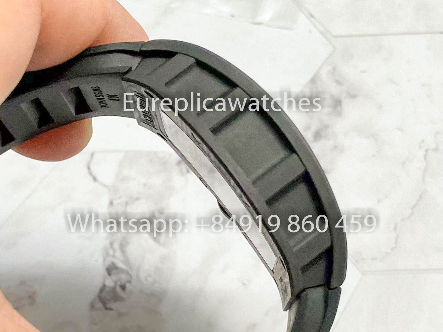 RICHARD MILLE RM055 Boîtier en fibre de carbone 1:1 Meilleur clone APS Factory Cadran en bronze