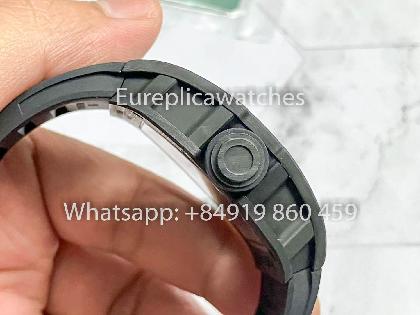 RICHARD MILLE RM055 Boîtier en fibre de carbone 1:1 Meilleur clone APS Factory Cadran en bronze