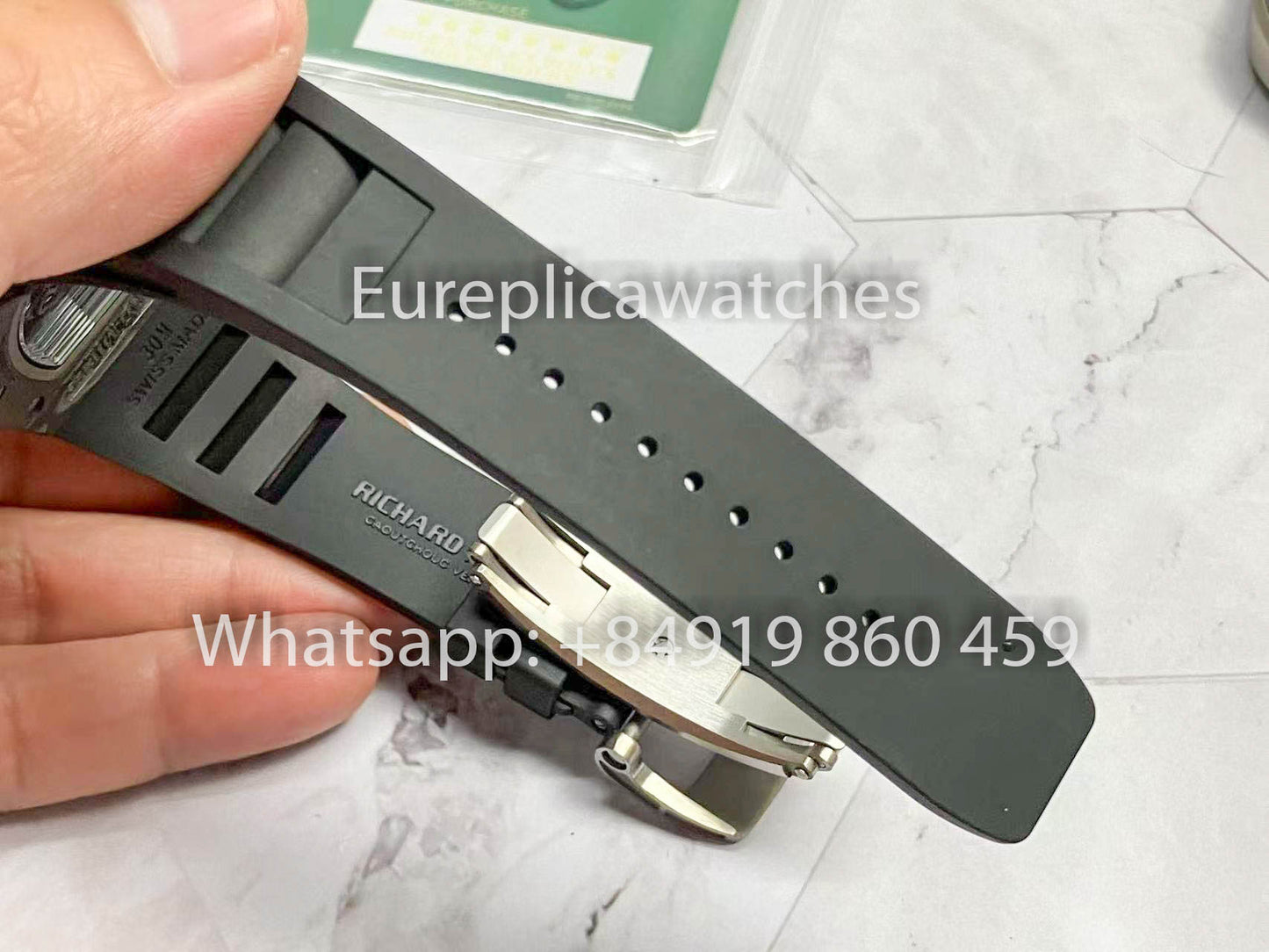 RICHARD MILLE RM055 Boîtier en fibre de carbone 1:1 Meilleur clone APS Factory Cadran en bronze