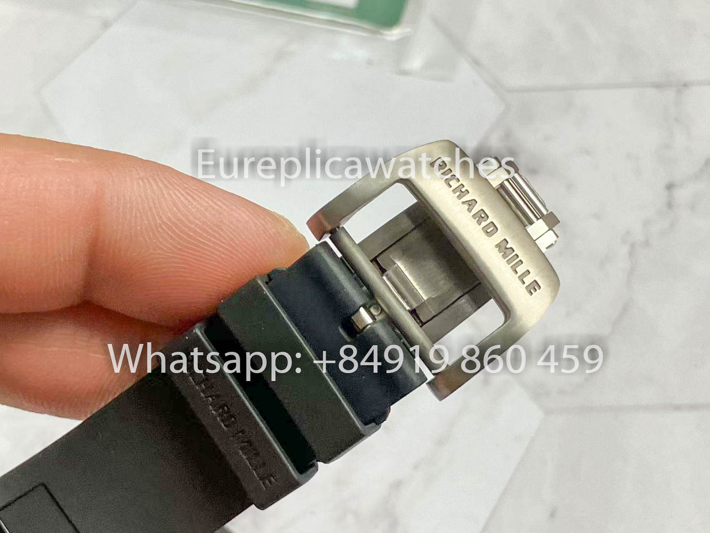 RICHARD MILLE RM055 Boîtier en fibre de carbone 1:1 Meilleur clone APS Factory Cadran en bronze