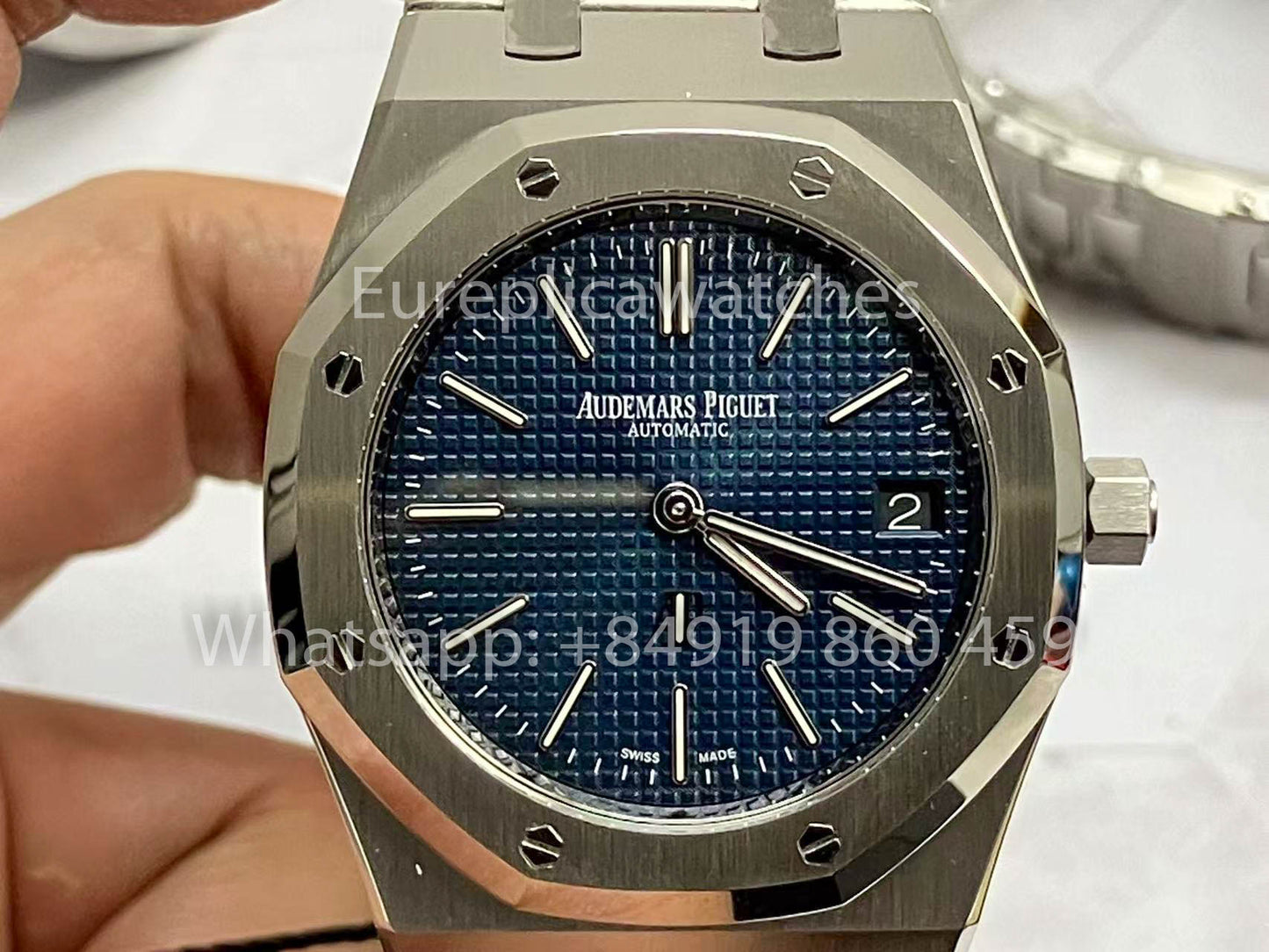 Audemars Piguet Royal Oak 16202ST.OO.1240ST.01 1:1 Best Edition ZF Factory Blue Dial