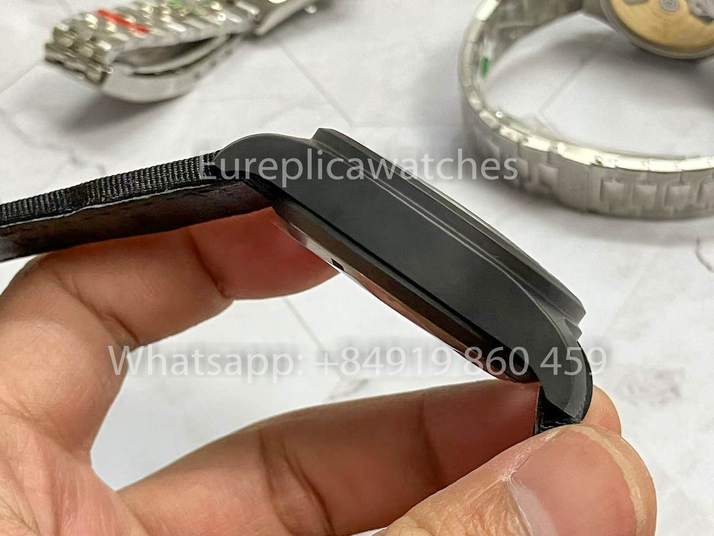 IWC Pilot IW389101 1:1 Best Edition ZF Factory Ceramics Black Dial