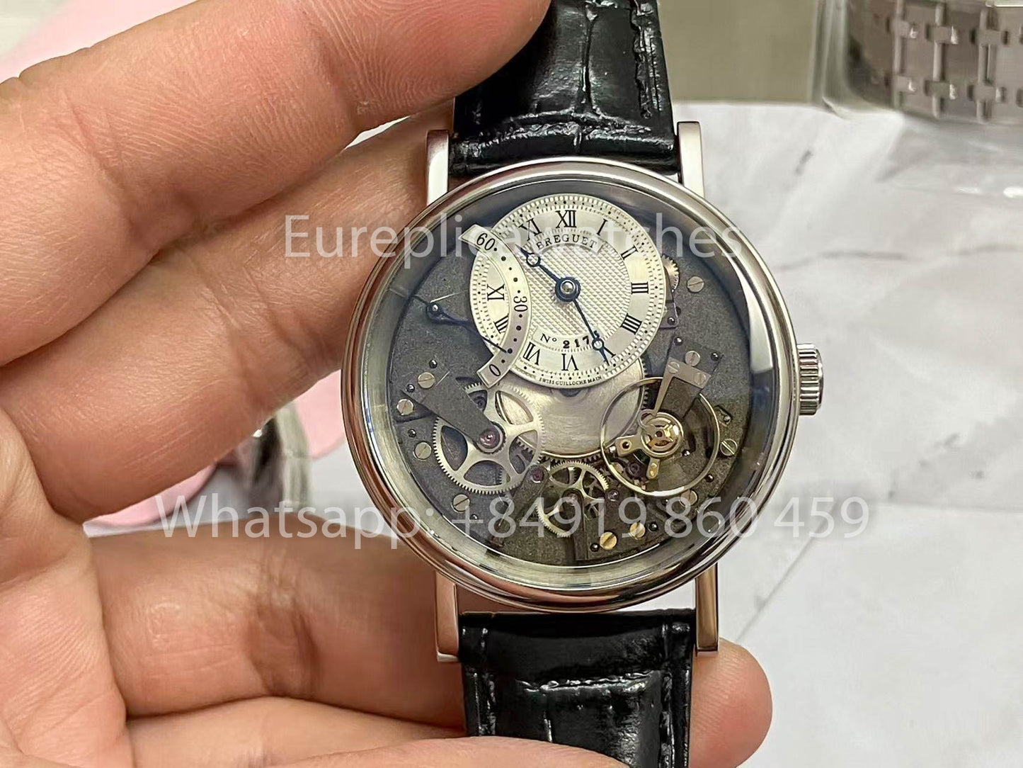 Breguet Tradition 7097 7097BB/G1/9WU 1:1 Meilleure édition ZF Factory Or blanc 18 carats
