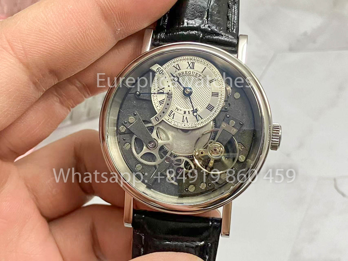 Breguet Tradition 7097 7097BB/G1/9WU 1:1 Meilleure édition ZF Factory Or blanc 18 carats