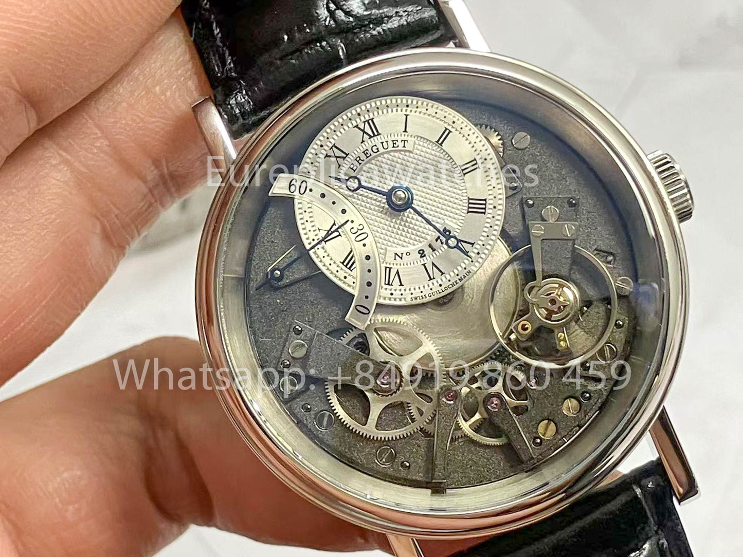 Breguet Tradition 7097 7097BB/G1/9WU 1:1 Meilleure édition ZF Factory Or blanc 18 carats