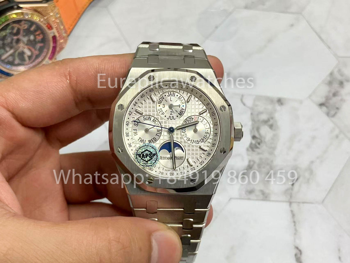 Audemars Piguet Royal Oak 26574ST.OO.1220ST.001 1:1 Meilleure édition APS Factory Cadran blanc