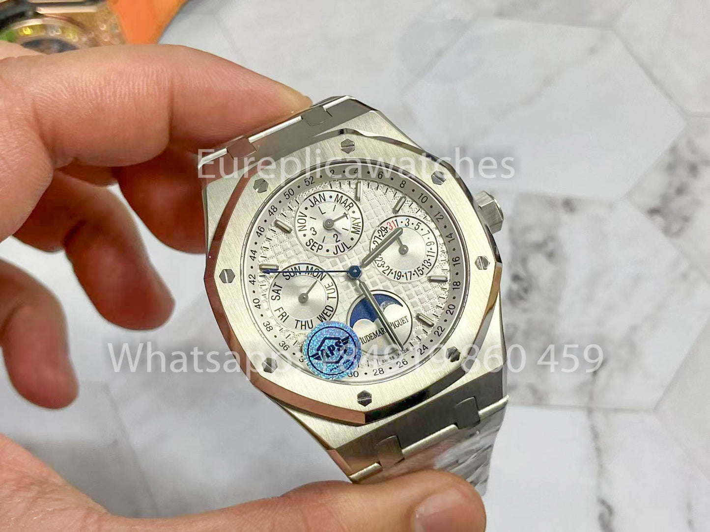 Audemars Piguet Royal Oak 26574ST.OO.1220ST.001 1:1 Meilleure édition APS Factory Cadran blanc