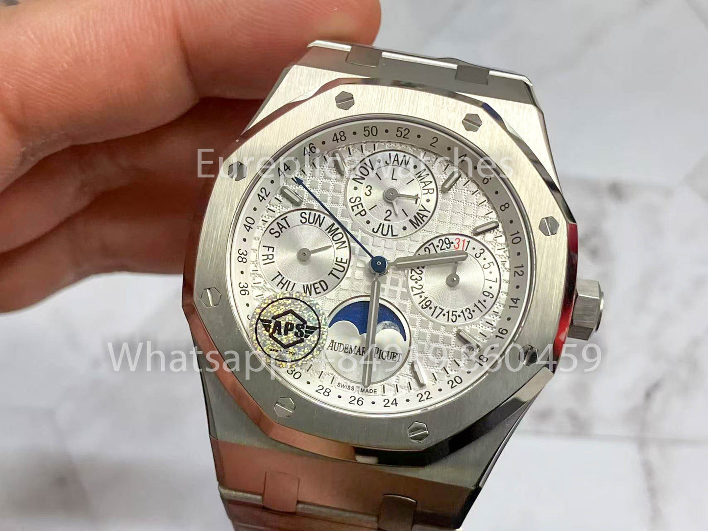 Audemars Piguet Royal Oak 26574ST.OO.1220ST.001 1:1 Meilleure édition APS Factory Cadran blanc