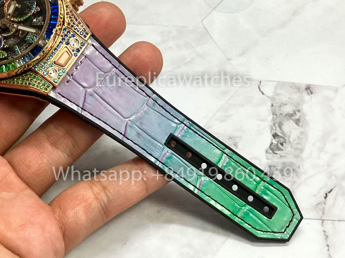 Hublot Big Bang King Gold Rainbow 411.OX.9910.LR.0999 1:1 Meilleure édition BBF Factory 