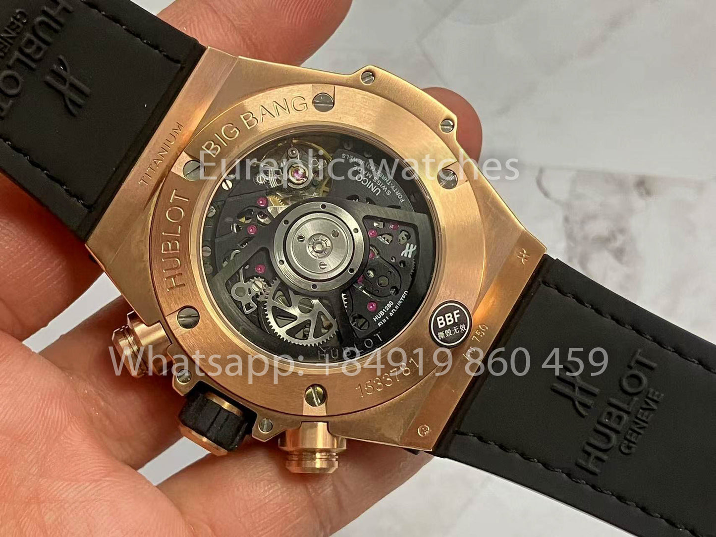 Hublot Big Bang King Gold Rainbow 411.OX.9910.LR.0999 1:1 Meilleure édition BBF Factory 