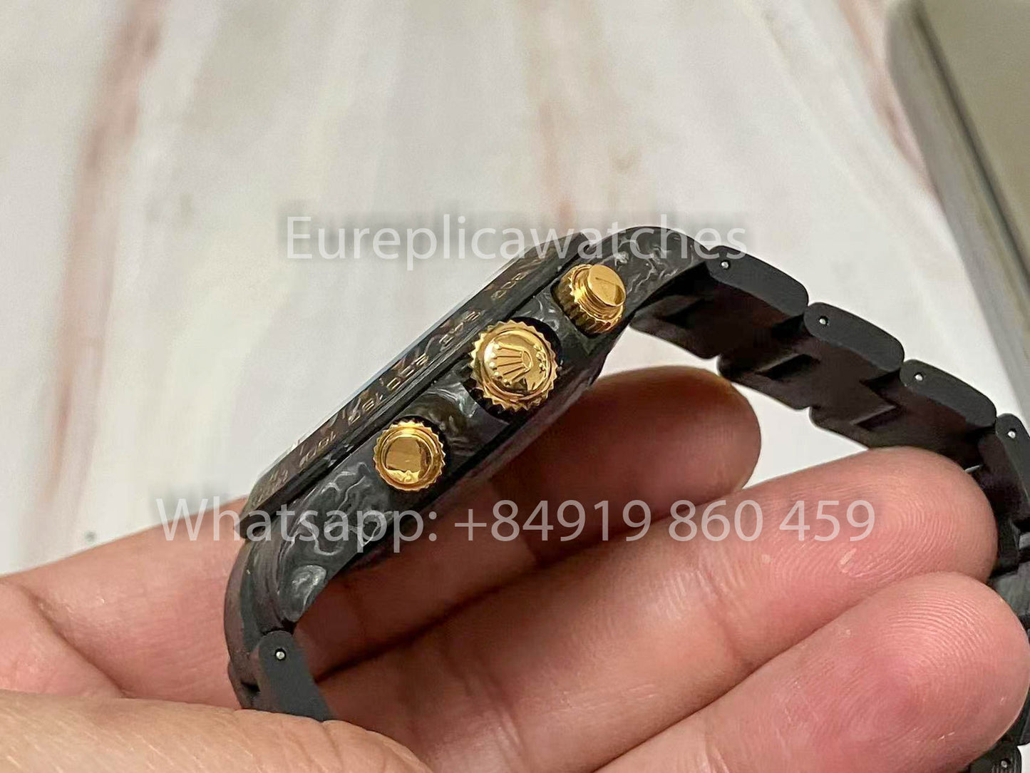 Rolex Daytona Carbon Shadow en or ZIF REMOULD 1:1 Meilleure montre personnalisée clone