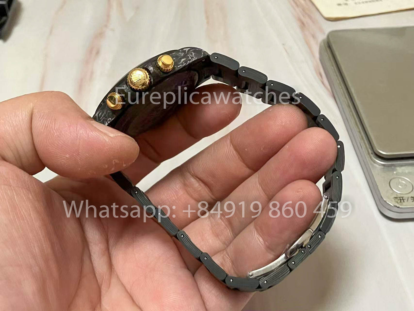 Rolex Daytona Carbon Shadow en or ZIF REMOULD 1:1 Meilleure montre personnalisée clone