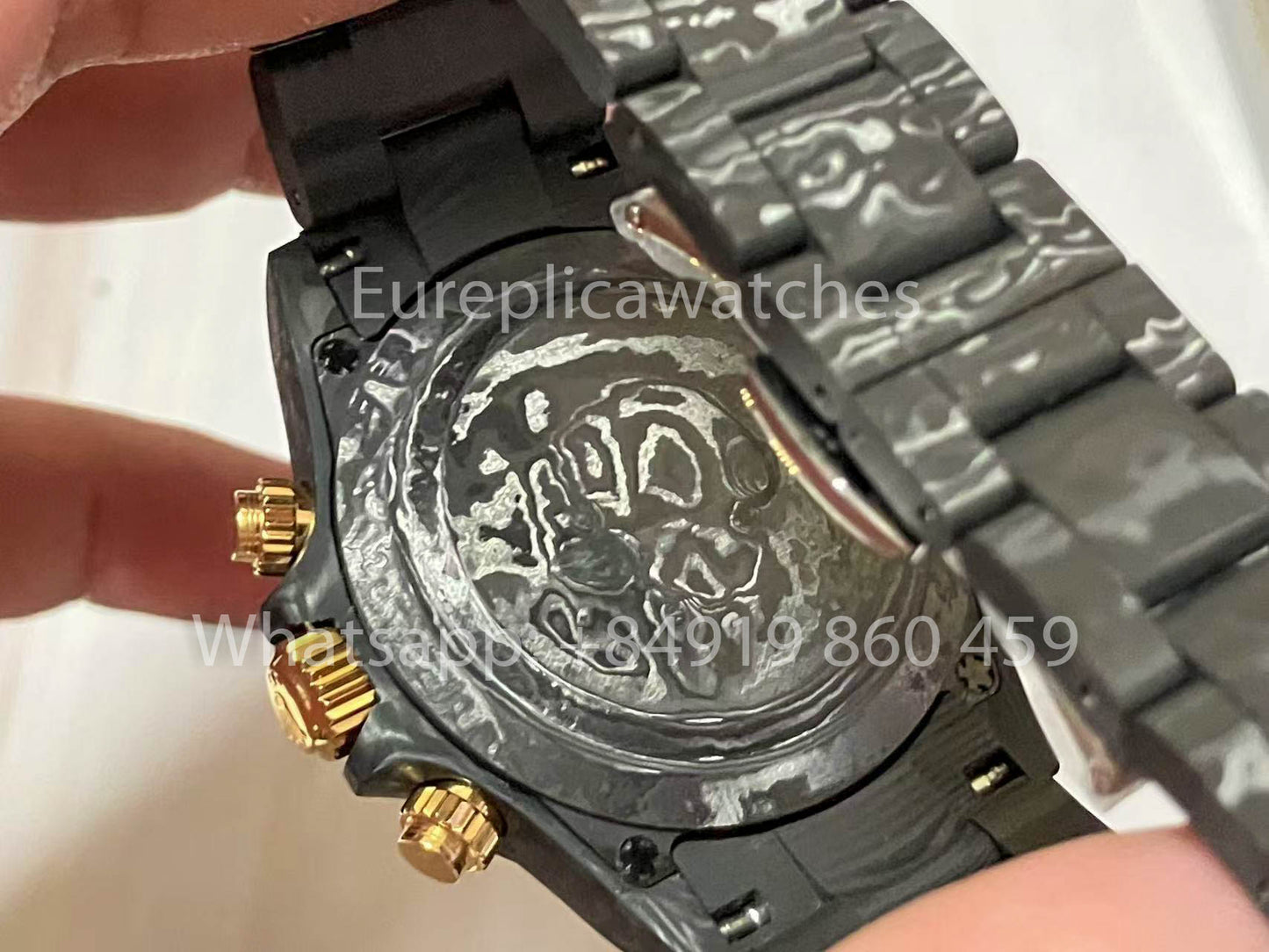Rolex Daytona Carbon Shadow en or ZIF REMOULD 1:1 Meilleure montre personnalisée clone