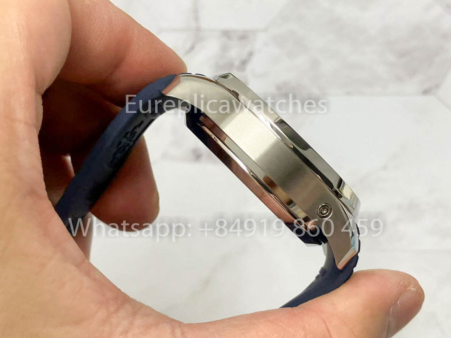 Patek Philippe Aquanaut 5968A-001 Blaues Kautschukarmband 1:1 Beste Version 3K Fabrik