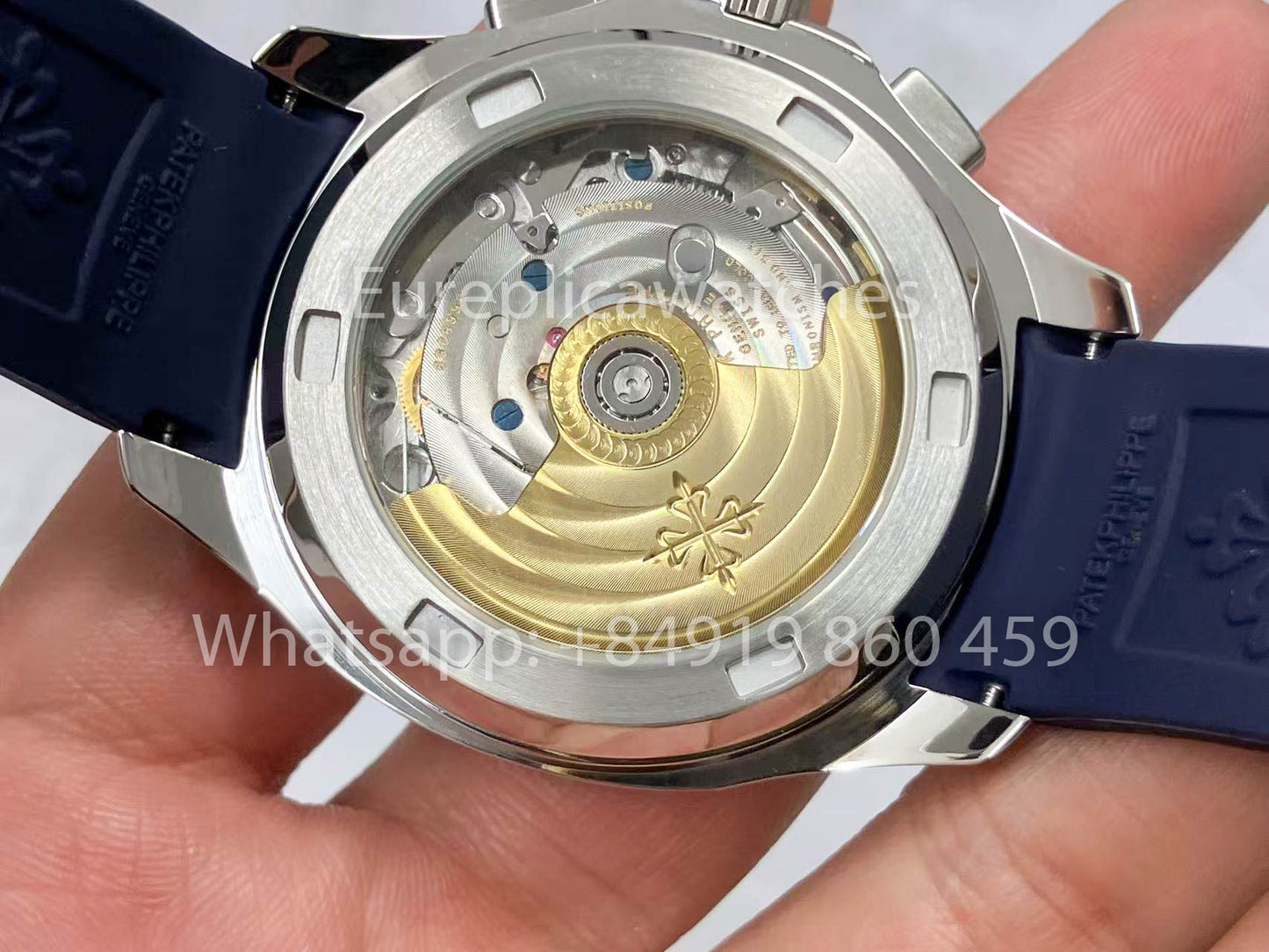 Patek Philippe Aquanaut 5968A-001 Blaues Kautschukarmband 1:1 Beste Version 3K Fabrik