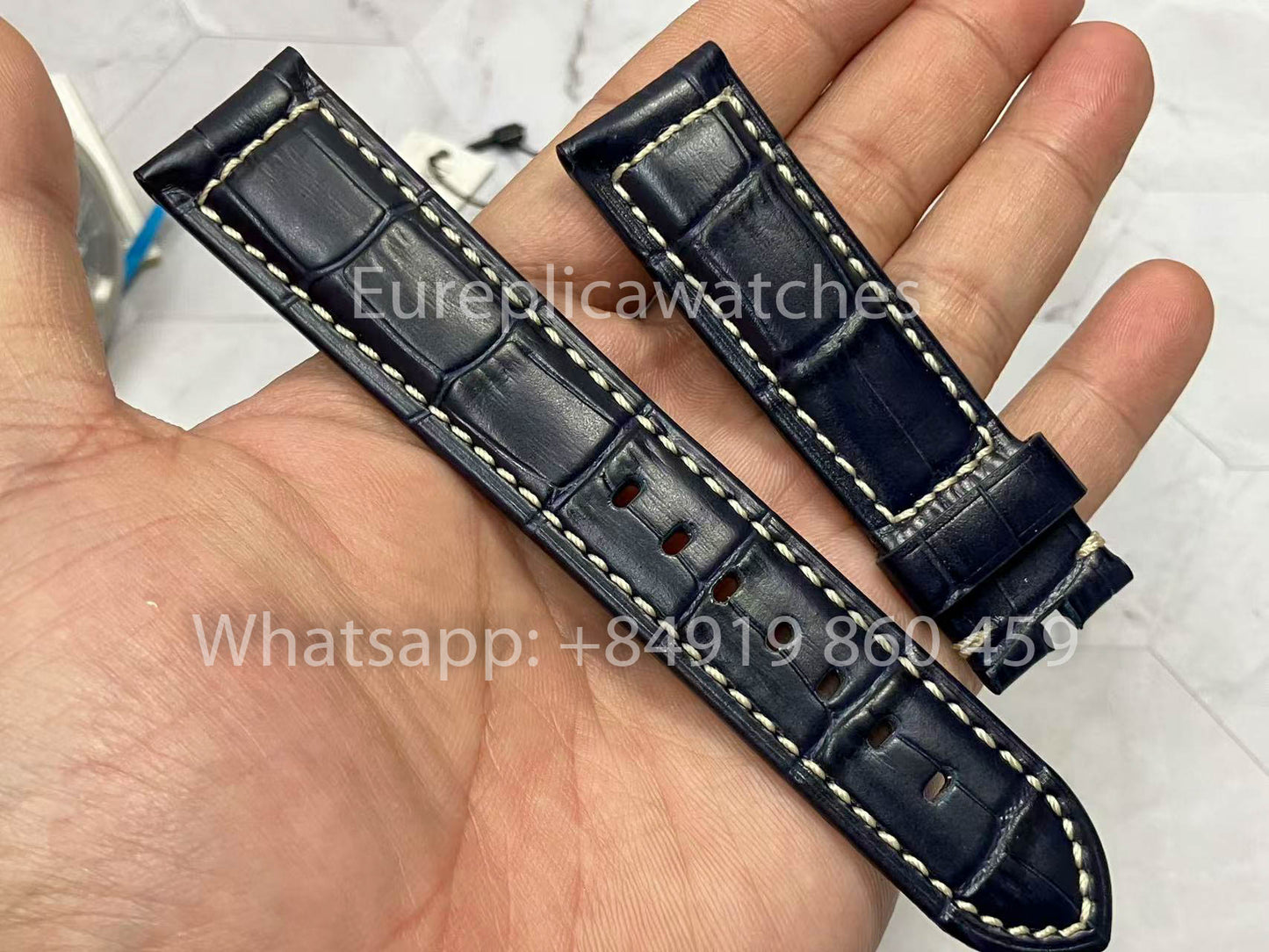 Panerai Luminor PAM01279 1:1 Meilleure version VS bracelet bleu d'usine