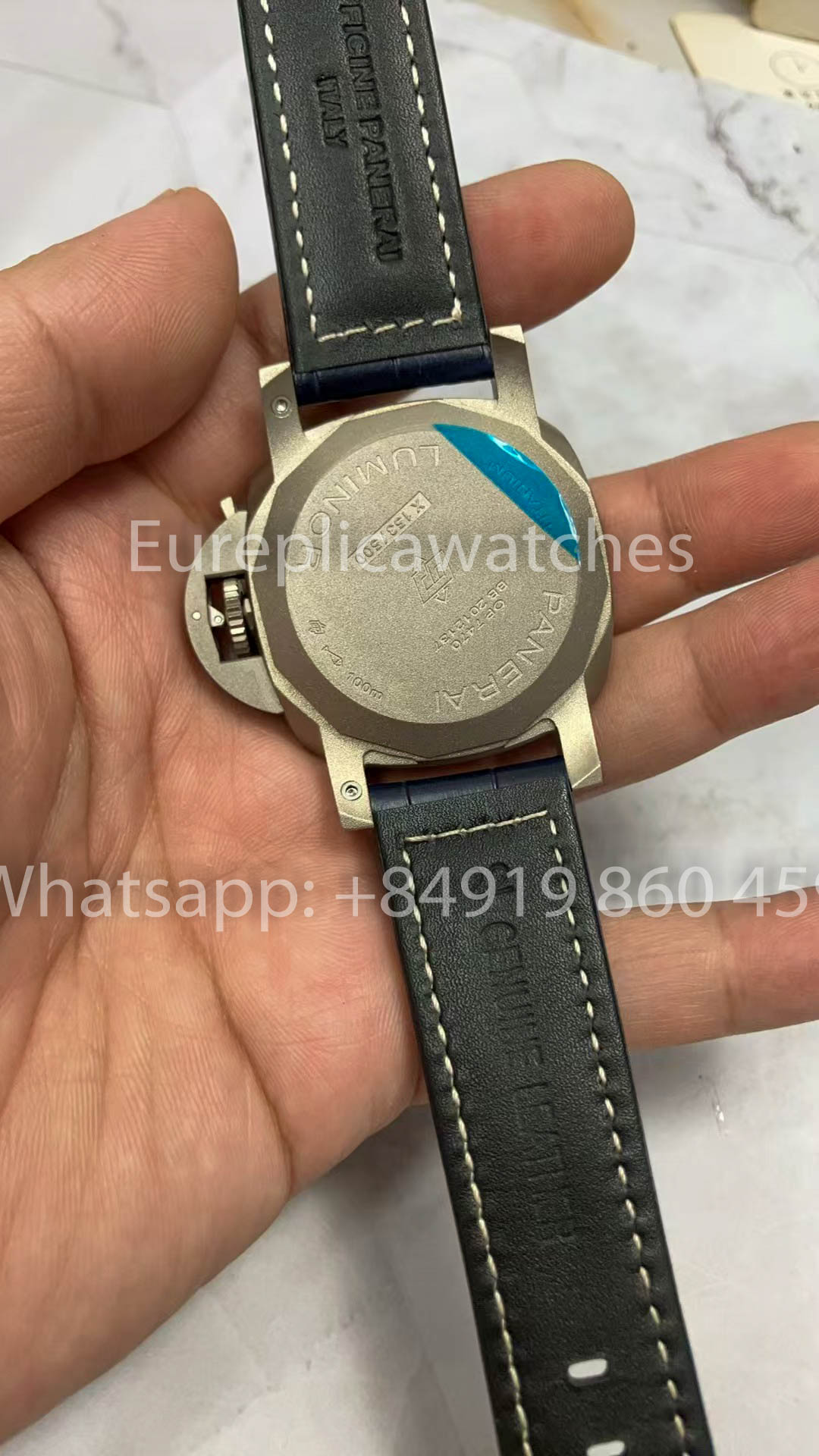 Panerai Luminor PAM01279 1:1 Meilleure version VS bracelet bleu d'usine