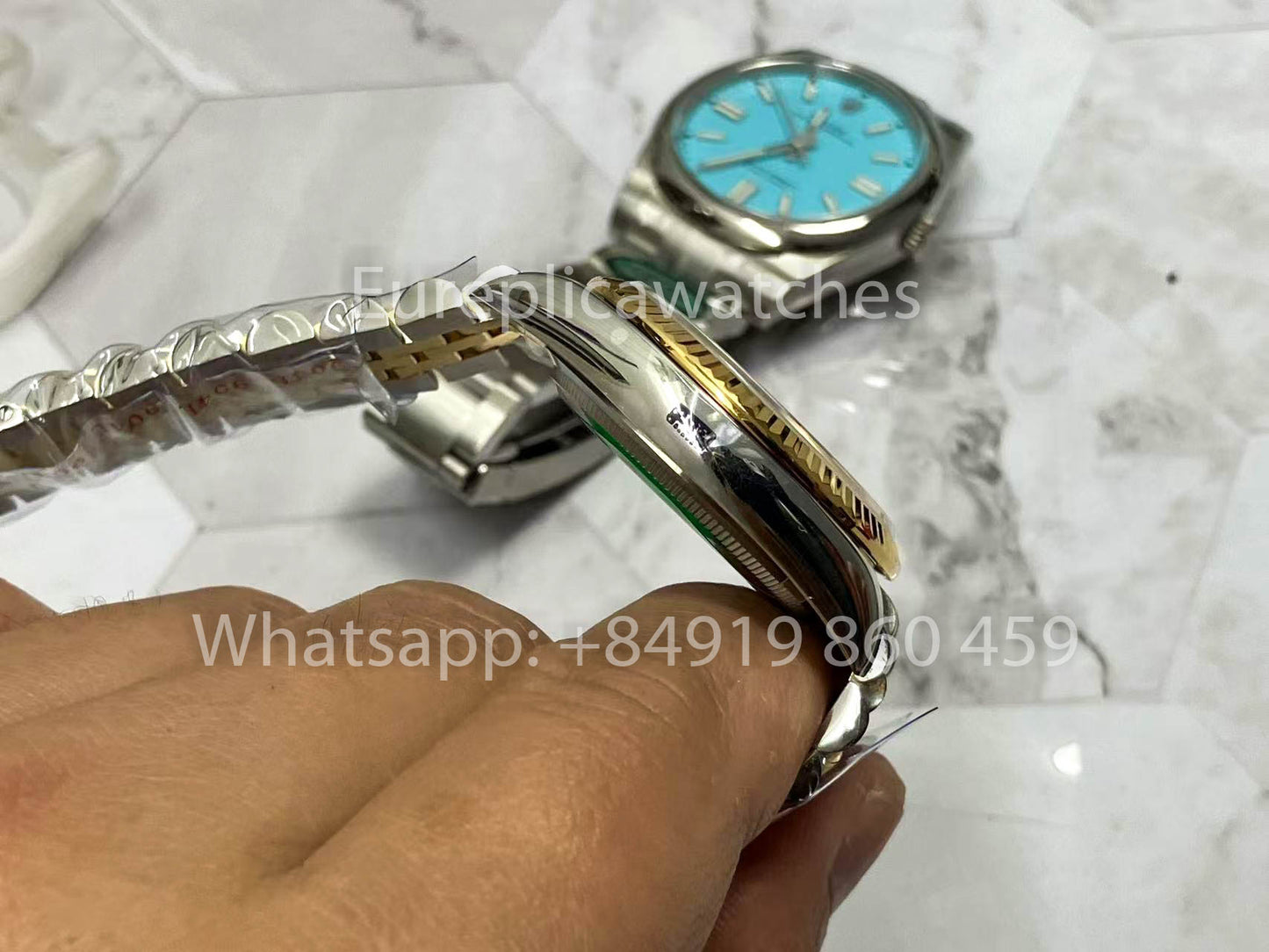 Rolex Datejust M126233-0029 Blanc et Or 1:1 Meilleure Version A+ Factory 36m