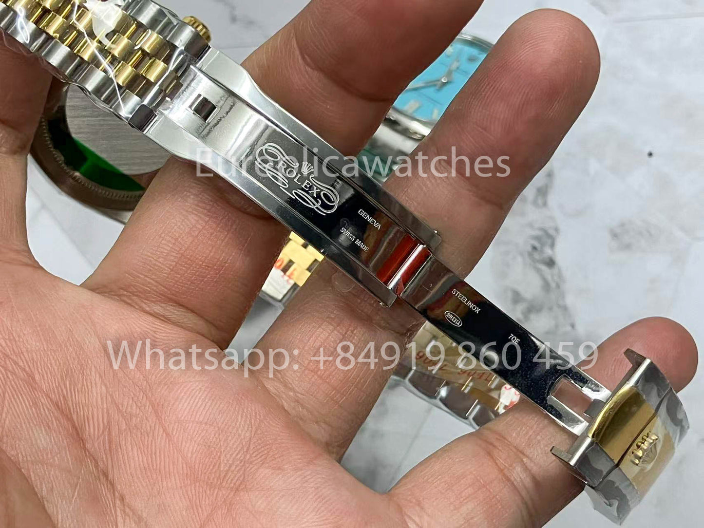 Rolex Datejust M126233-0029 Blanc et Or 1:1 Meilleure Version A+ Factory 36m