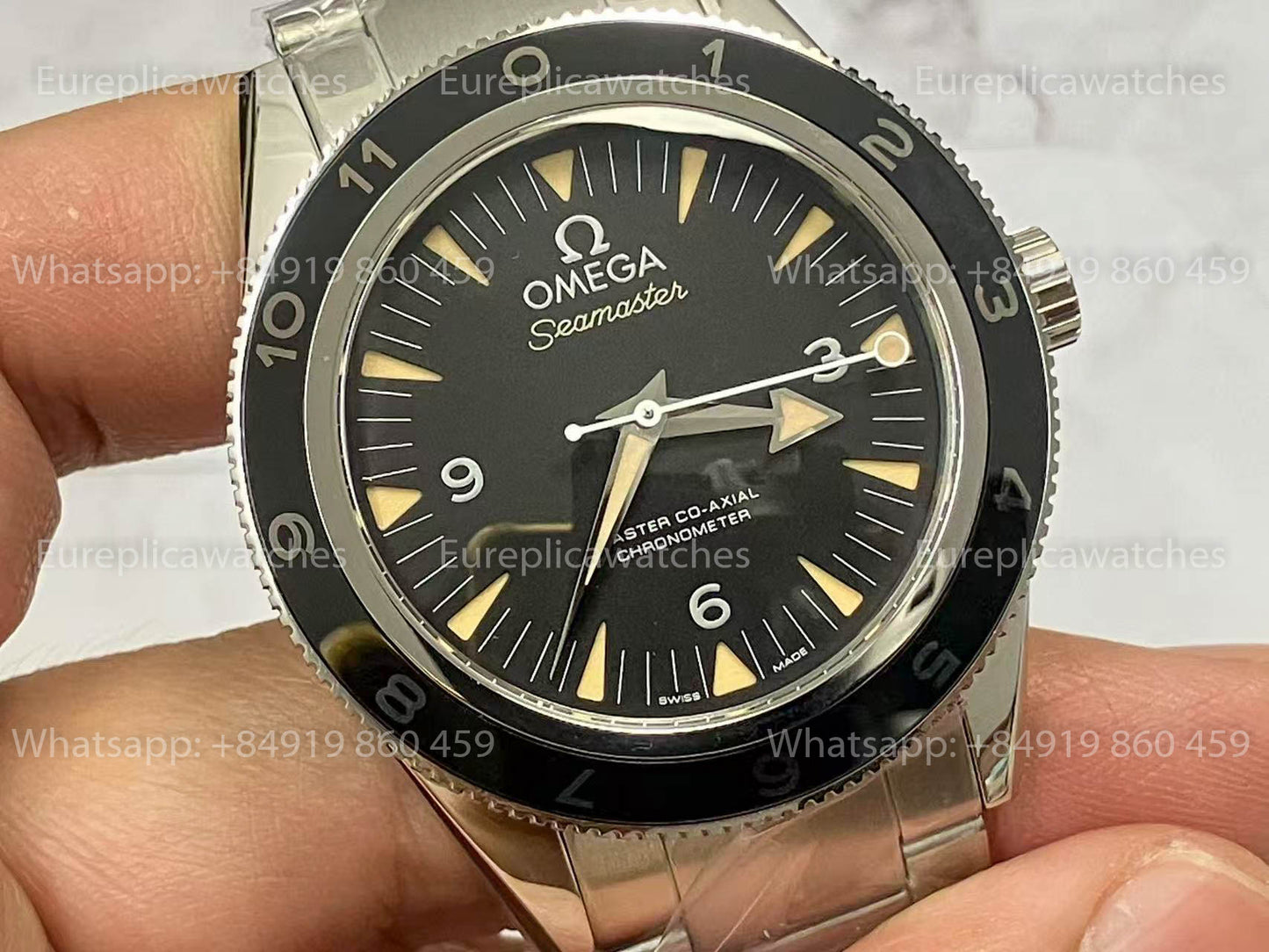 Omega Seamaster Planet Ocean 233.32.41.21.01.001 Omega Spectre Edition 1:1  VS Factory  Stainless Steel