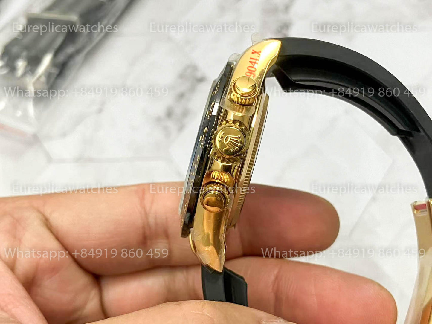 Rolex Daytona Météorite en or jaune 126518LN 1:1 Meilleure version QF Factory Bracelet Oysterflex