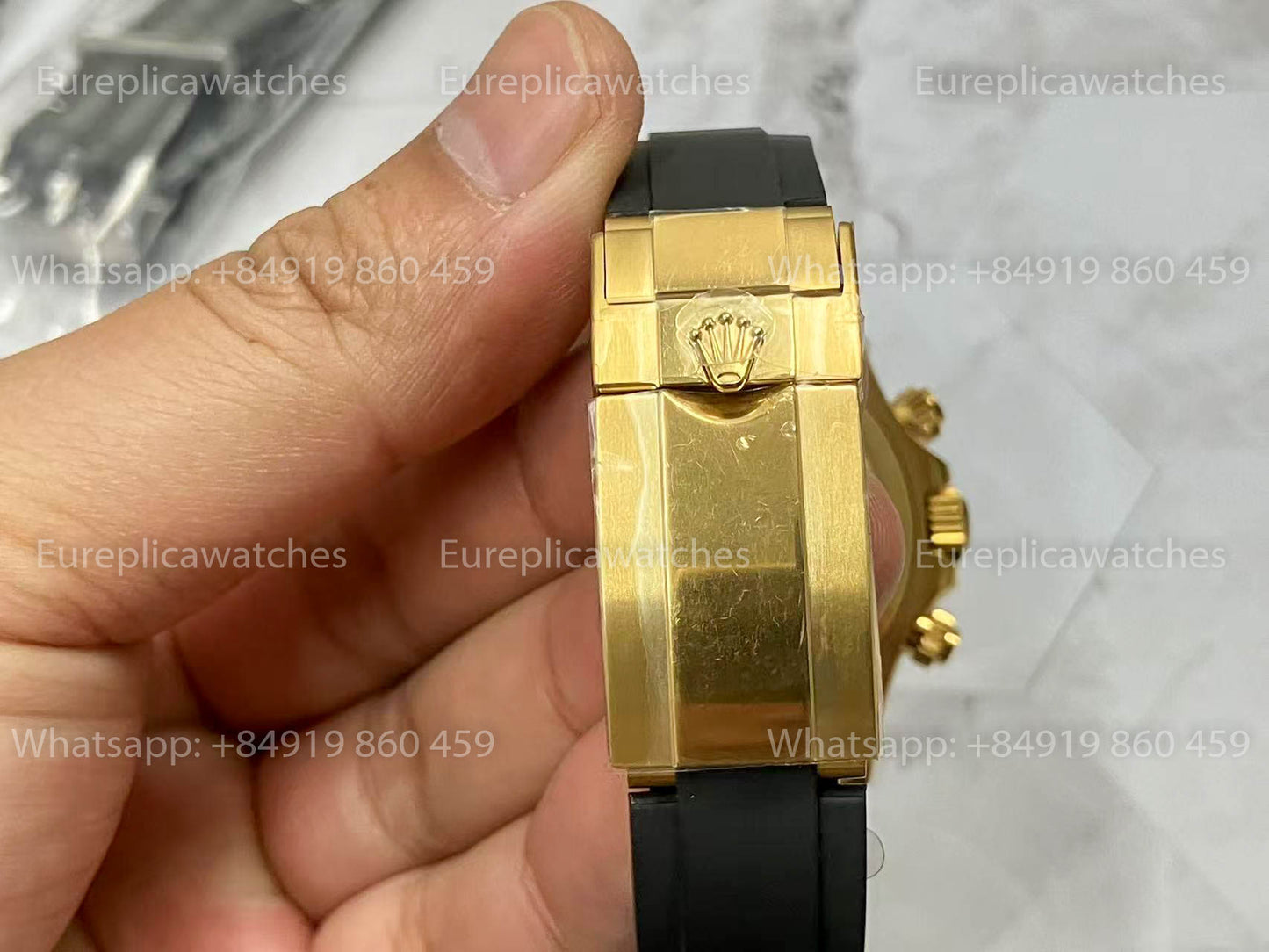 Rolex Daytona Météorite en or jaune 126518LN 1:1 Meilleure version QF Factory Bracelet Oysterflex