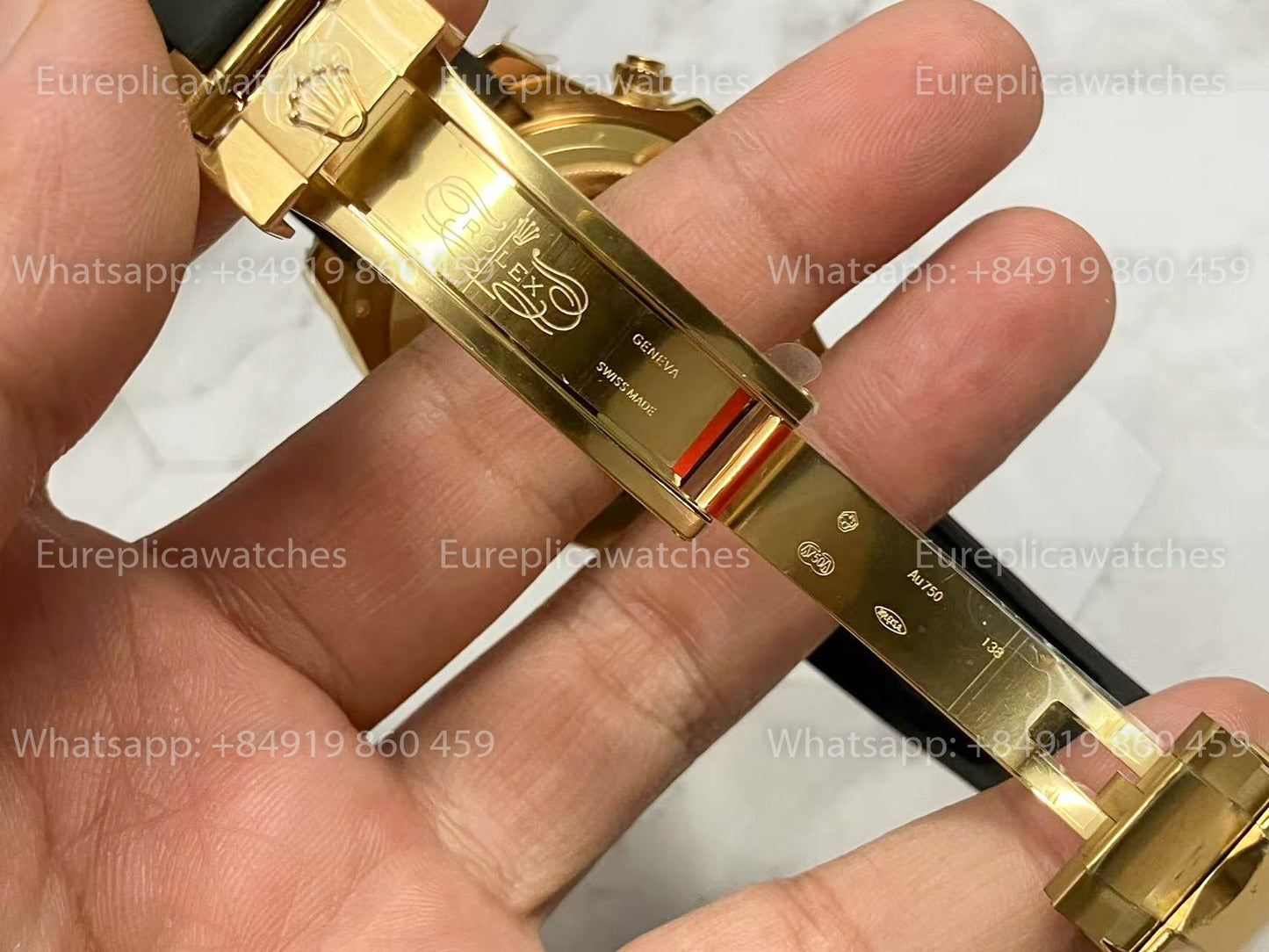Rolex Daytona Météorite en or jaune 126518LN 1:1 Meilleure version QF Factory Bracelet Oysterflex