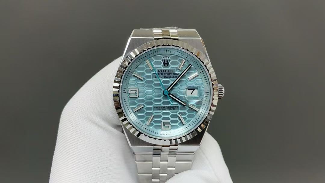 Rolex Land-Dweller 127236-0001 Cadran bleu 1:1 Meilleure version ES Factory