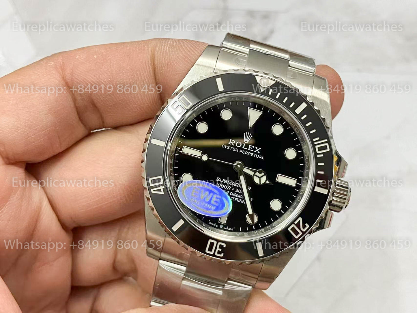 Rolex Submariner 114060-97200 EWE Factory 1:1 Meilleure version Cadran noir