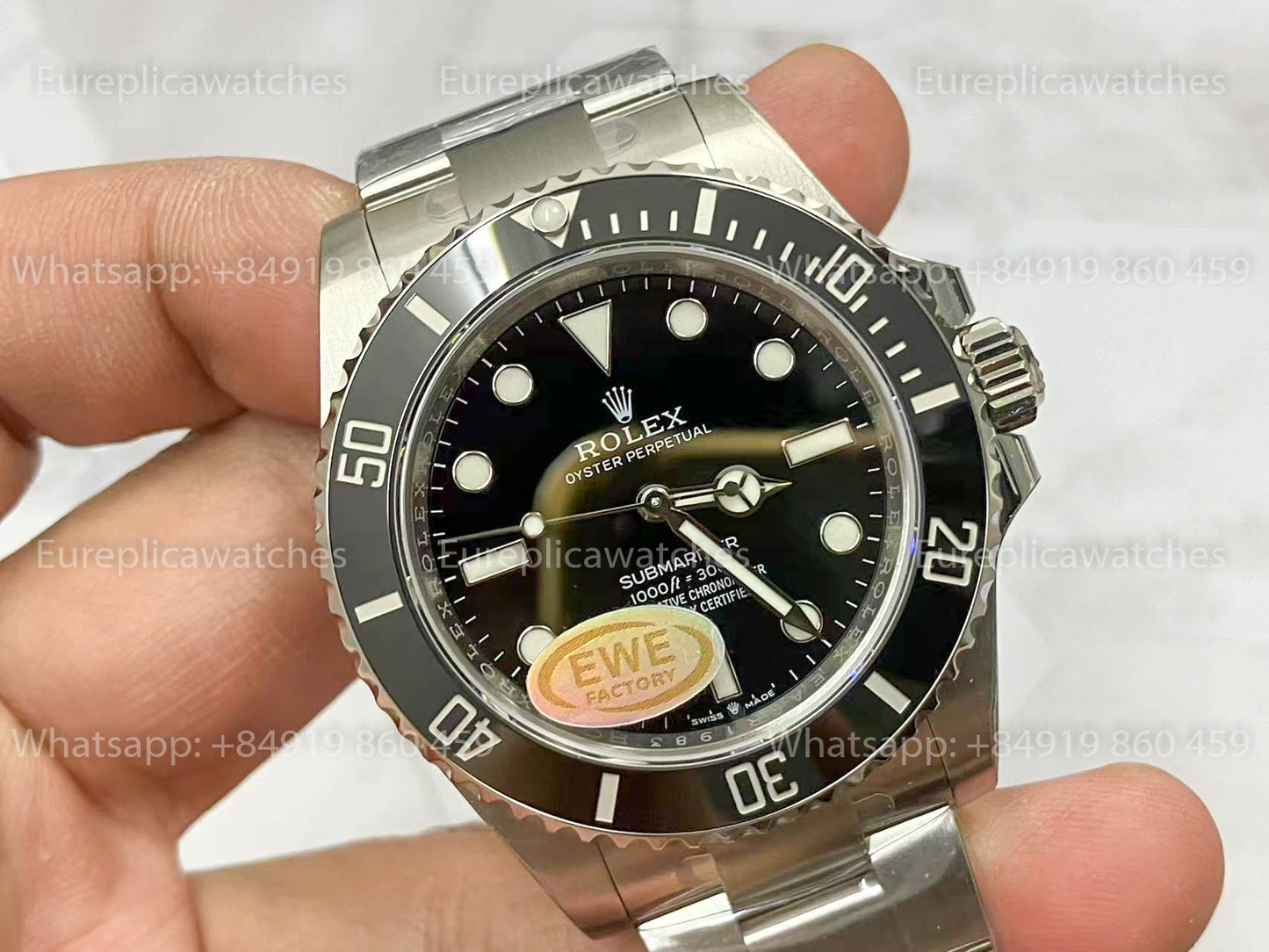 Rolex Submariner 114060-97200 EWE Factory 1:1 Meilleure version Cadran noir