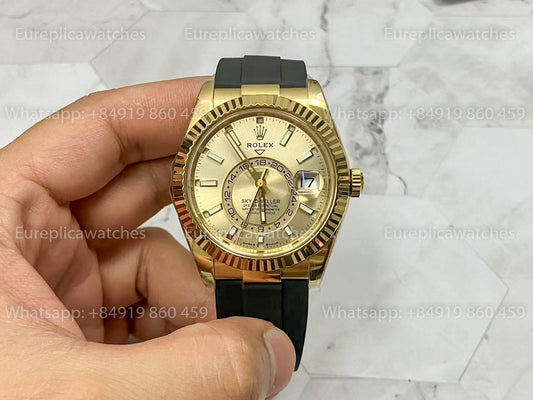 Rolex Oyster Perpetual Sky-Dweller M336239 Silver dial 1:1 Best Clone ZF Factory 190 gram