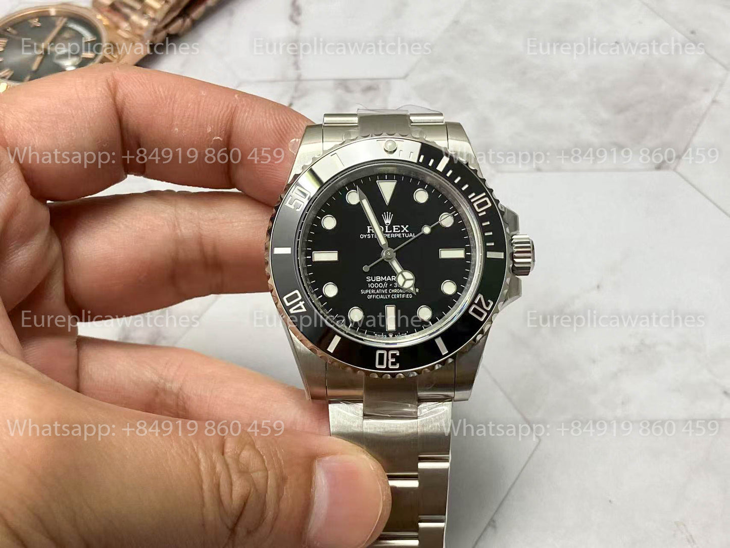 Rolex Submariner 114060-97200 sans date mouvement 3230 1:1 meilleure édition VS lunette noire d'usine