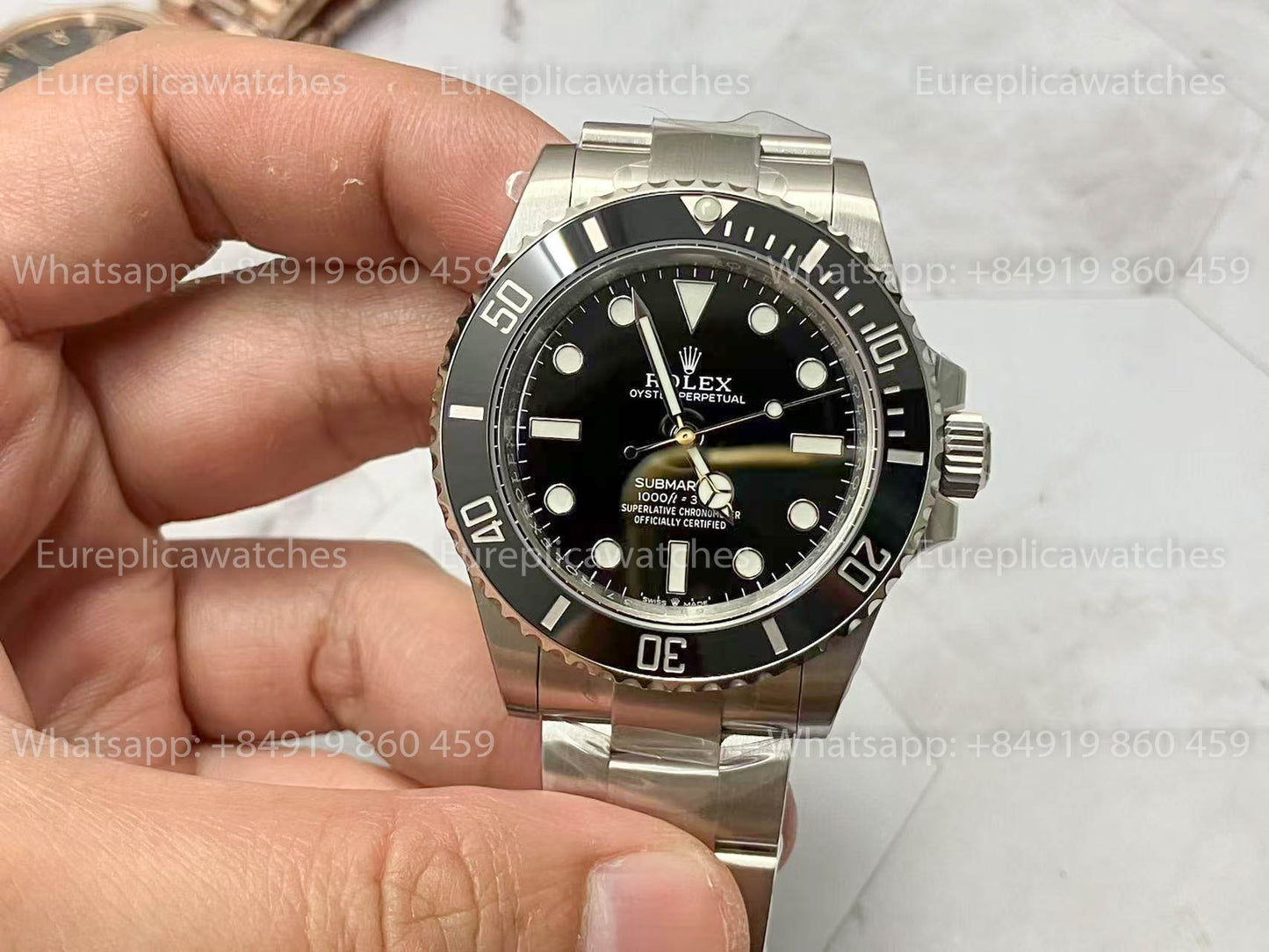 Rolex Submariner 114060-97200 sans date mouvement 3230 1:1 meilleure édition VS lunette noire d'usine