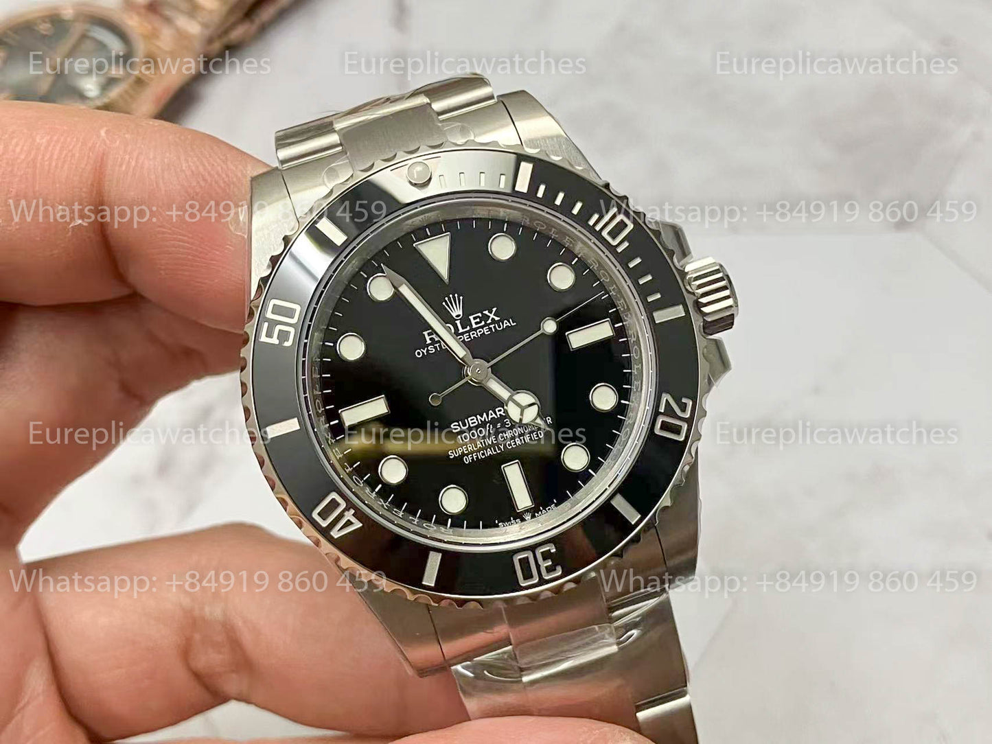 Rolex Submariner 114060-97200 sans date mouvement 3230 1:1 meilleure édition VS lunette noire d'usine