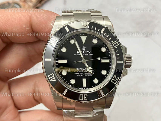 Rolex Submariner 114060-97200 sans date mouvement 3230 1:1 meilleure édition VS lunette noire d'usine