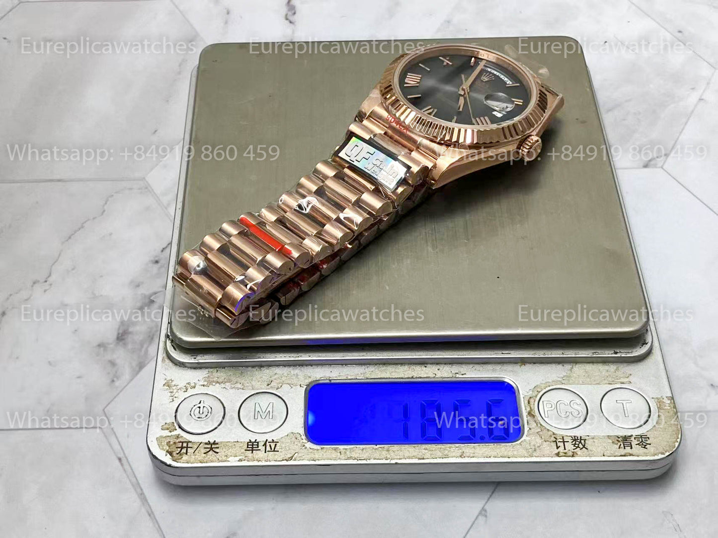 Rolex dévoile la nouvelle Day-Date 40 mm avec cadran ardoise fumée 2024 QF Factory 1:1 Best Edition 