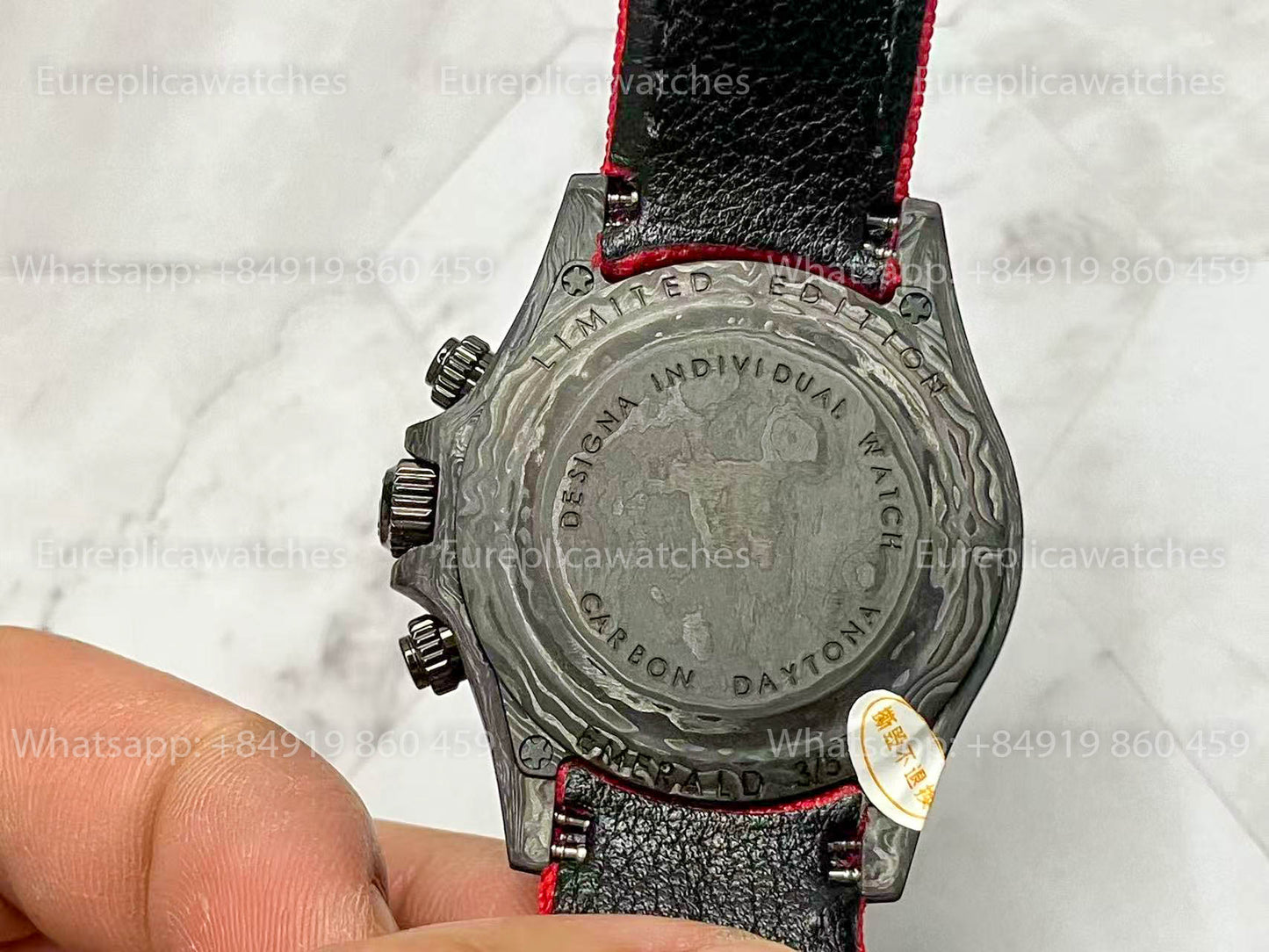 Rolex Daytona Cosmograph Carbon Fiber Diw Custom Version 1:1 Best Edition Noob Factory Grünes Zifferblatt