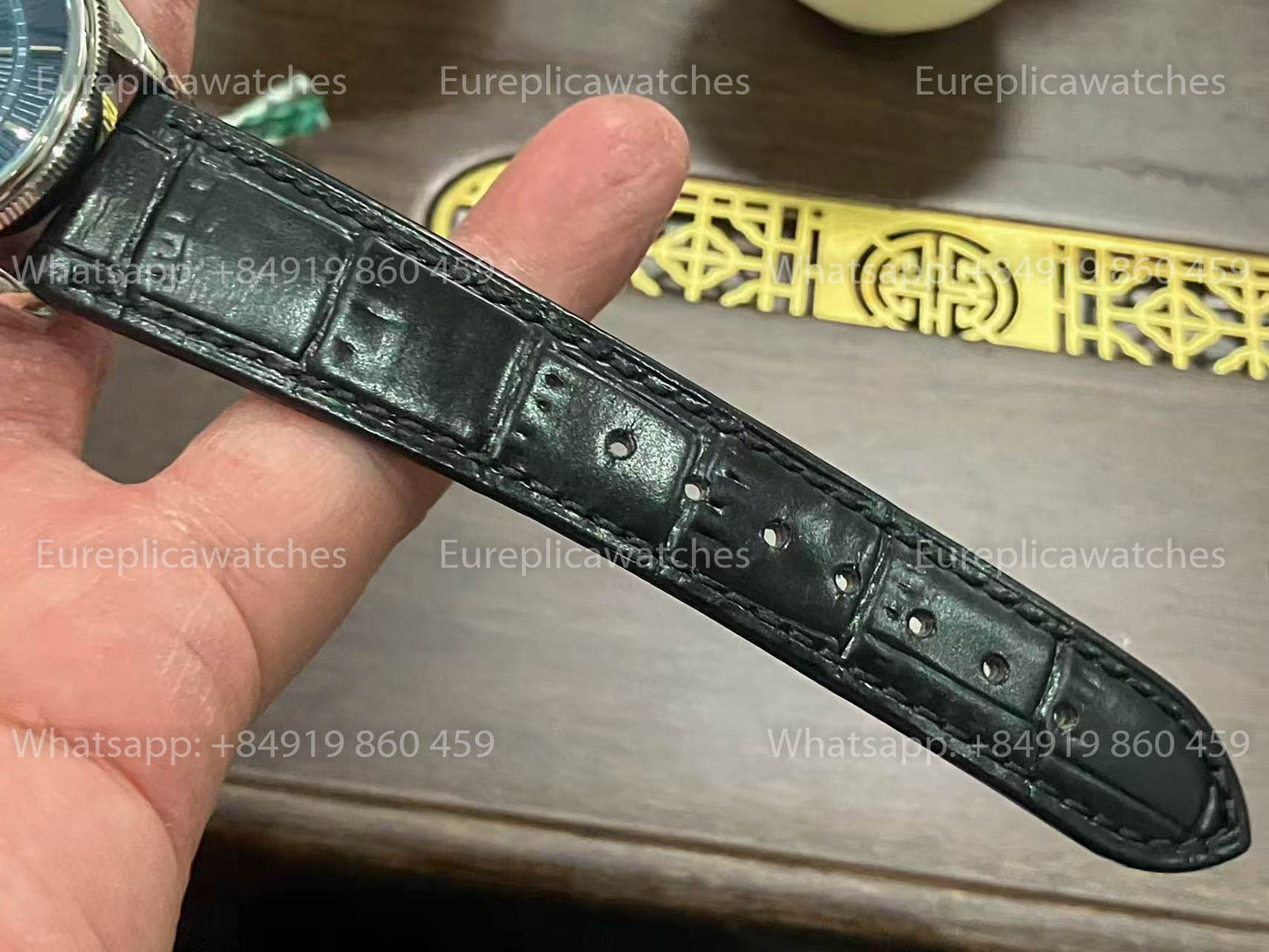 Rolex Celini 50515 MKS Factory Montres mécaniques 1:1 Meilleure édition suisse ETA2836 Bracelet en cuir noir